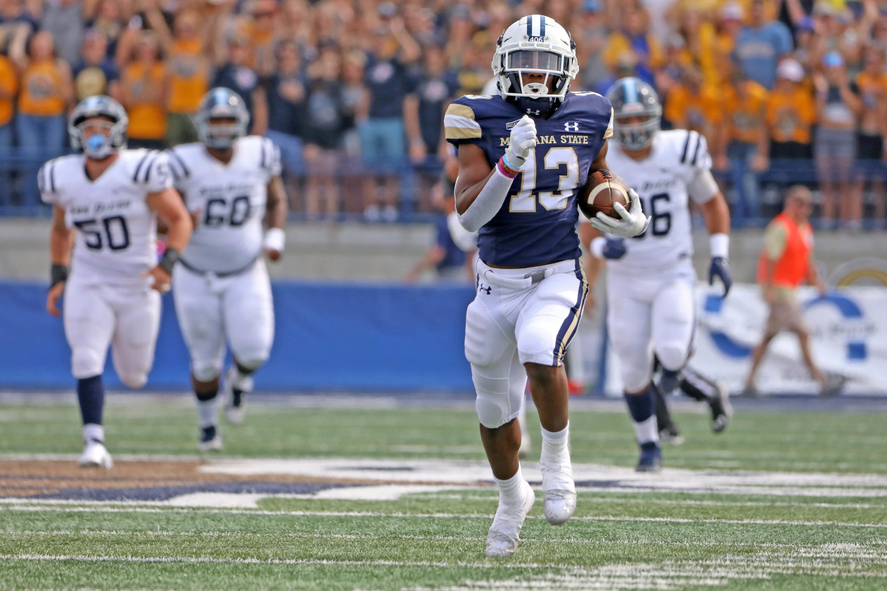 Montana State Bobcat Football against San Diego